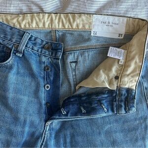 - Rag & Bone stretchy slim straight denim